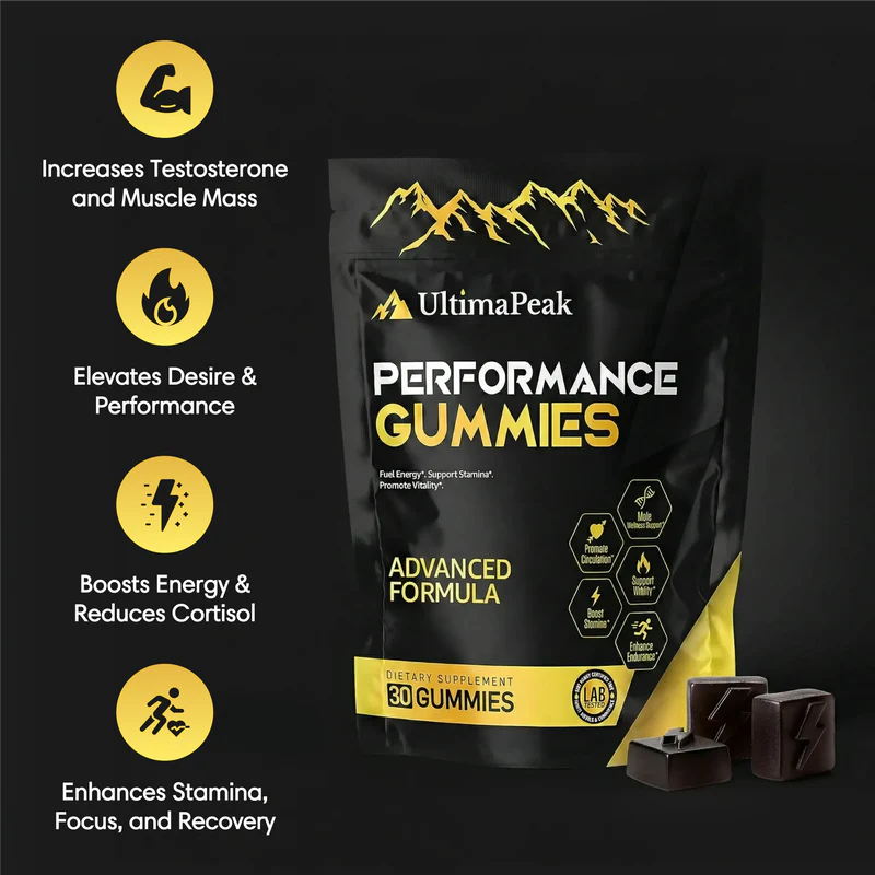 Menryx Performance Gummies product packaging
