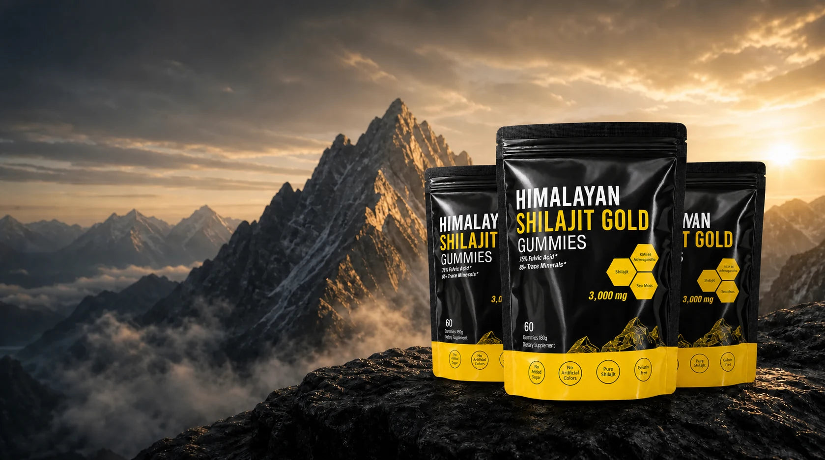 MENRYX Himalayan Shilajit Gold Gummies