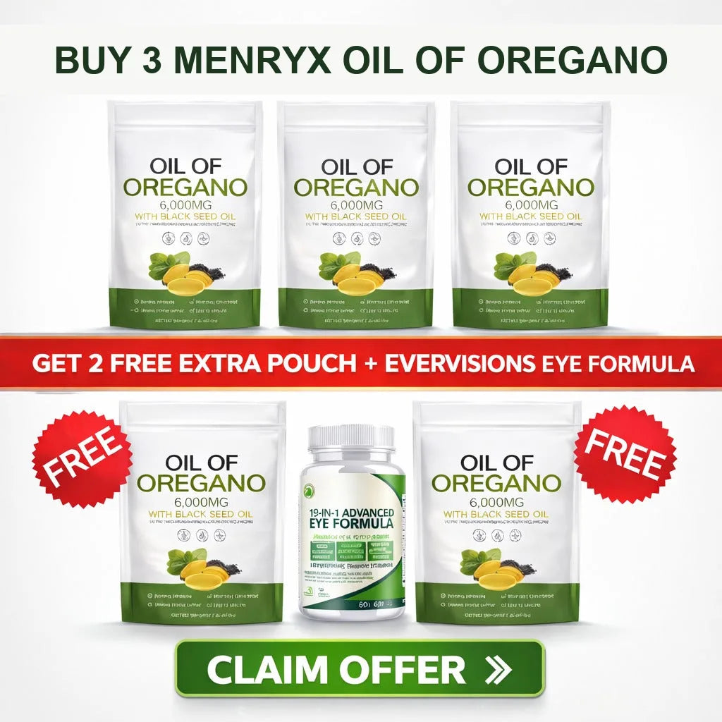 Menryx Oil of Oregano Softgels PDP gallery image featuring Buy 3 Get 2 Free bundle offer