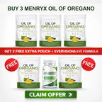 Menryx Oil of Oregano Softgels PDP gallery image featuring Buy 3 Get 2 Free bundle offer