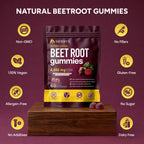 Menryx Organic Beetroot Gummies clean formula PDP image