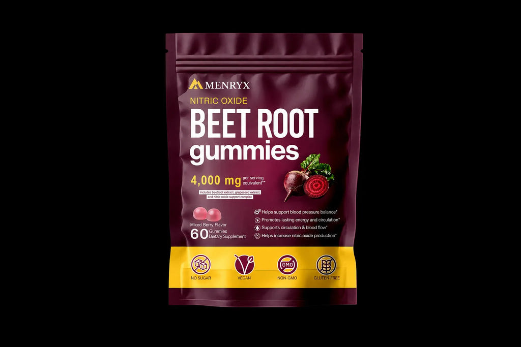 Menryx Organic Beetroot Gummies one bottle bundle image
