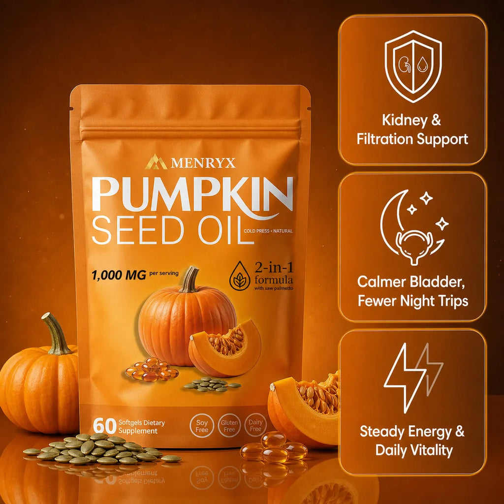 Menryx Pumpkin Seed Oil PDP gallery main product image