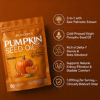 Menryx Pumpkin Seed Oil product features PDP image